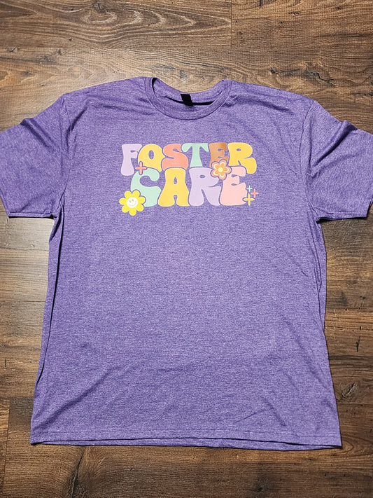 Vintage Floral Foster Care t-shirt