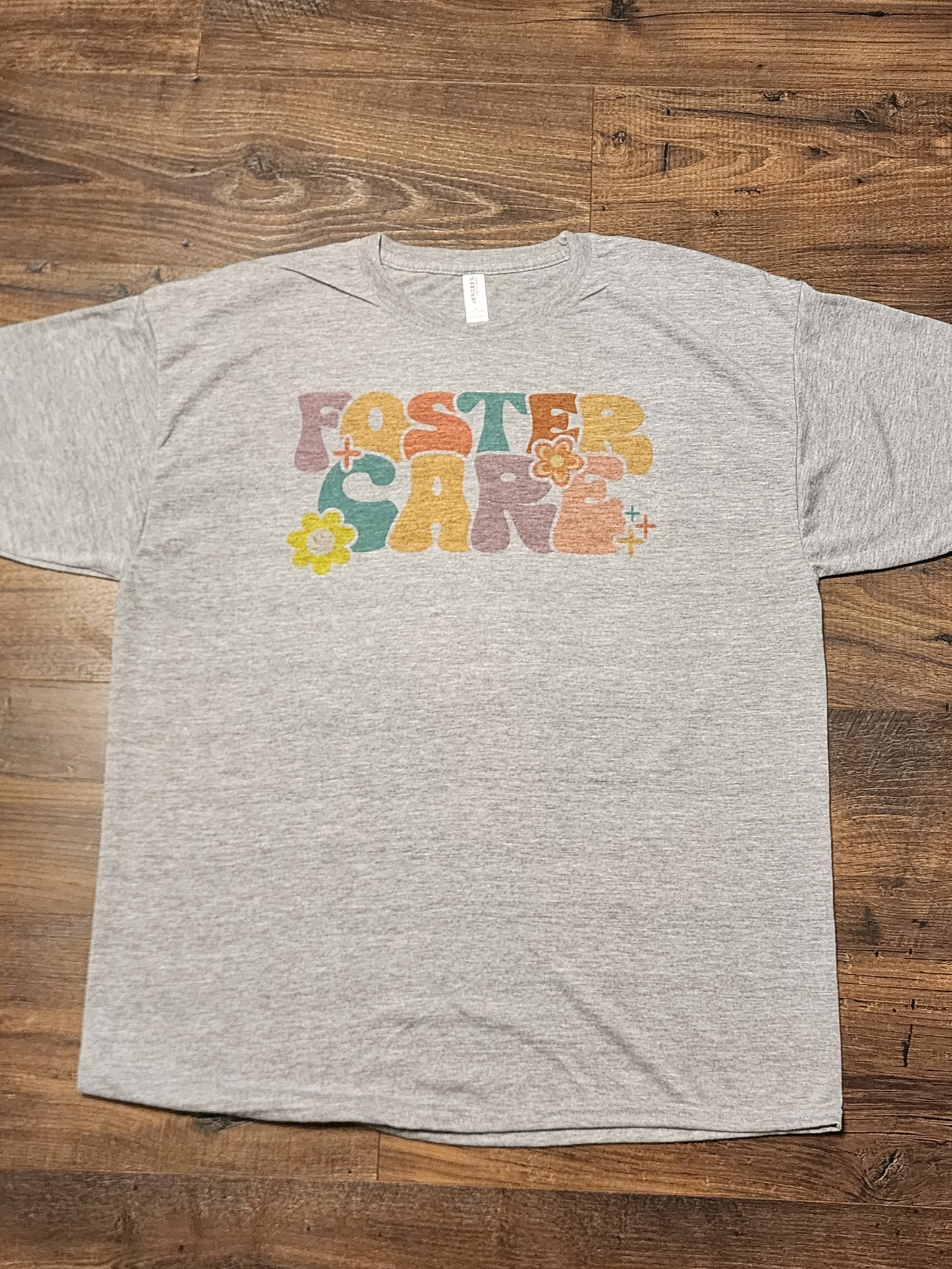 Vintage Floral Foster Care t-shirt