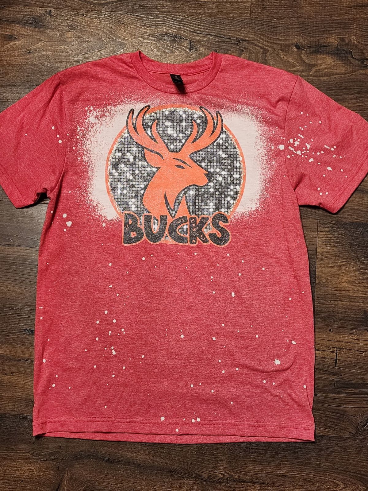 Faux glitter Bucks youth t-shirt