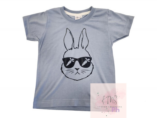 Youth Bunny with sunglasses t-shirt