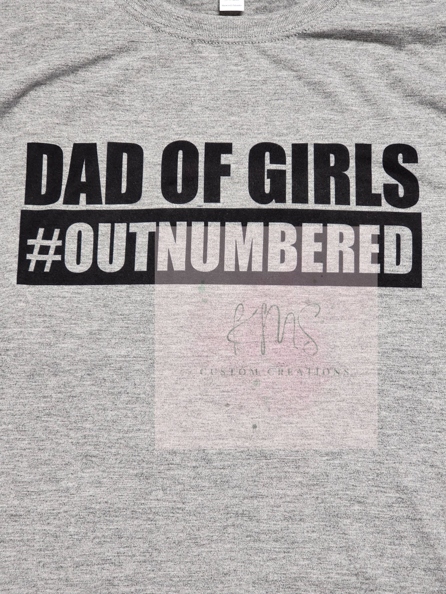 Dad of girls t-shirt