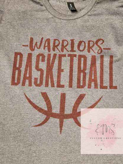 Customizable basketball t-shirt